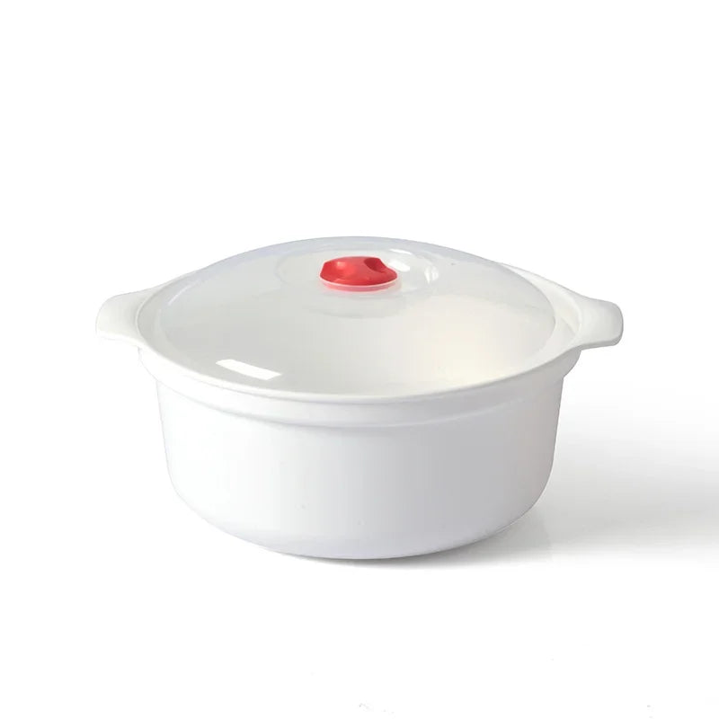 DecorBites™ Kitchen Microwave Steamer Pot for Soup Dumplings and Rice