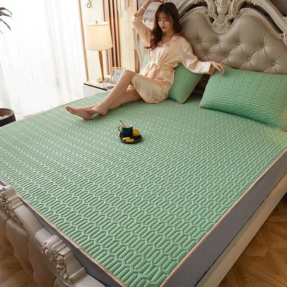 Decobites Summer Cooling Latex Bed Mat Set - Breathable & Comfortable