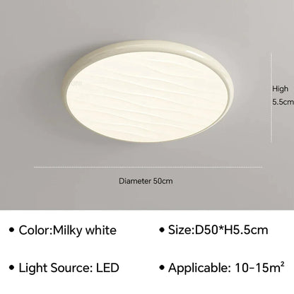DecorBites™ LED Ceiling Light: Nordic Minimalist Design, Remote Control, for Bedroom, Living Room
