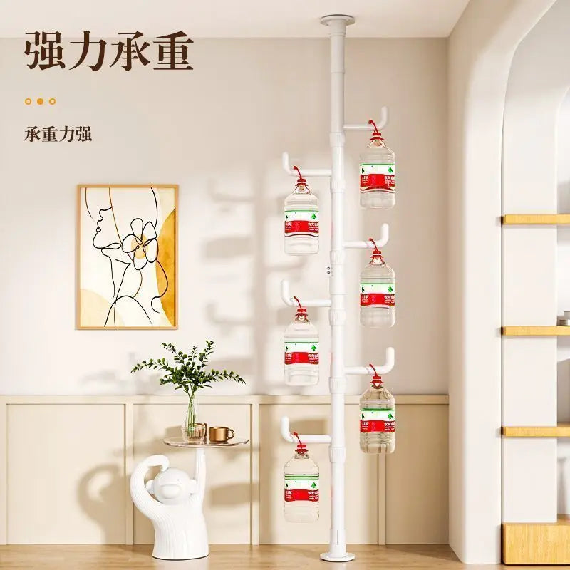 DecorBites™ Clothing Storage Hanging Rail Coat Rack for Bedroom and Living Room