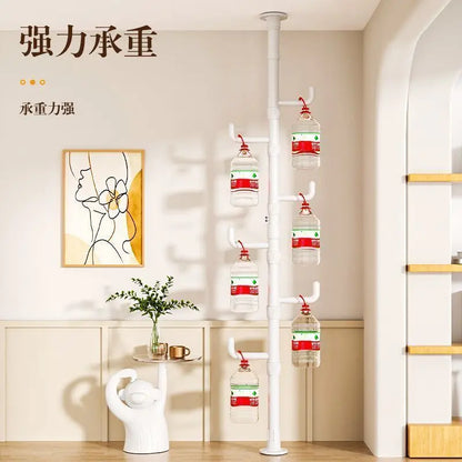 DecorBites™ Clothing Storage Hanging Rail Coat Rack for Bedroom and Living Room