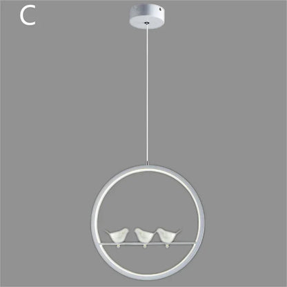 DecorBites™ Bird Chandelier Nordic LED Pendant Light for Vintage Modern Home Decor