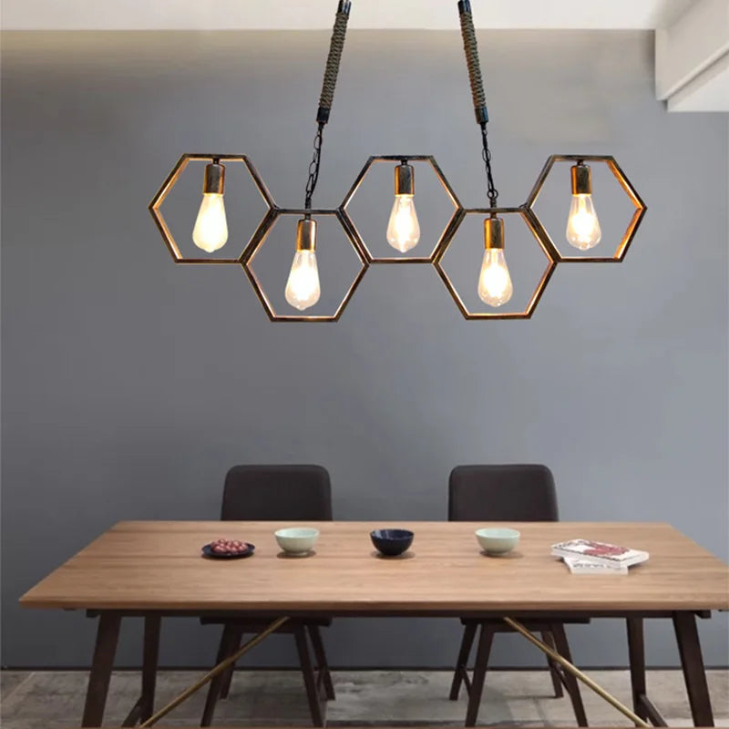 DecorBites™ Industrial Style Pendant Light for Bar, Restaurant - Retro Creative Personality