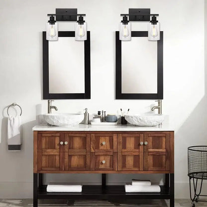 DecorBites™ Glass Wall Lamp: Nordic Industrial LED Sconce for Living Bedroom, Kitchen, Dining - Modern Indoor Lighting