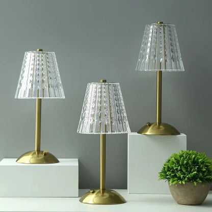 DecorBites™ Diamond Touch Desk Lamp, Modern Metal, Bedside Atmosphere, Creative & Romantic