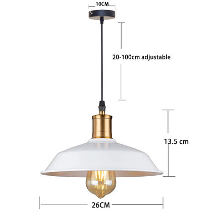 DecorBites™ Black Farmhouse Pendant Light for Kitchen Island Stair Dining Hallway