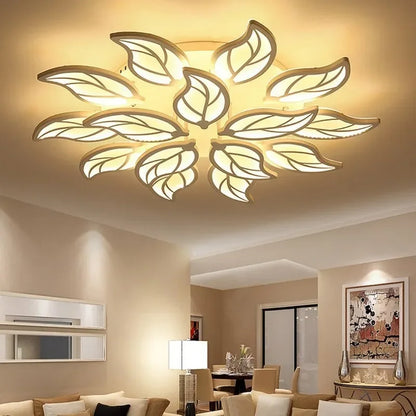 DecorBites™ Leaf LED Ceiling Lamp for Study Bedroom Living Room Hotel Lighting