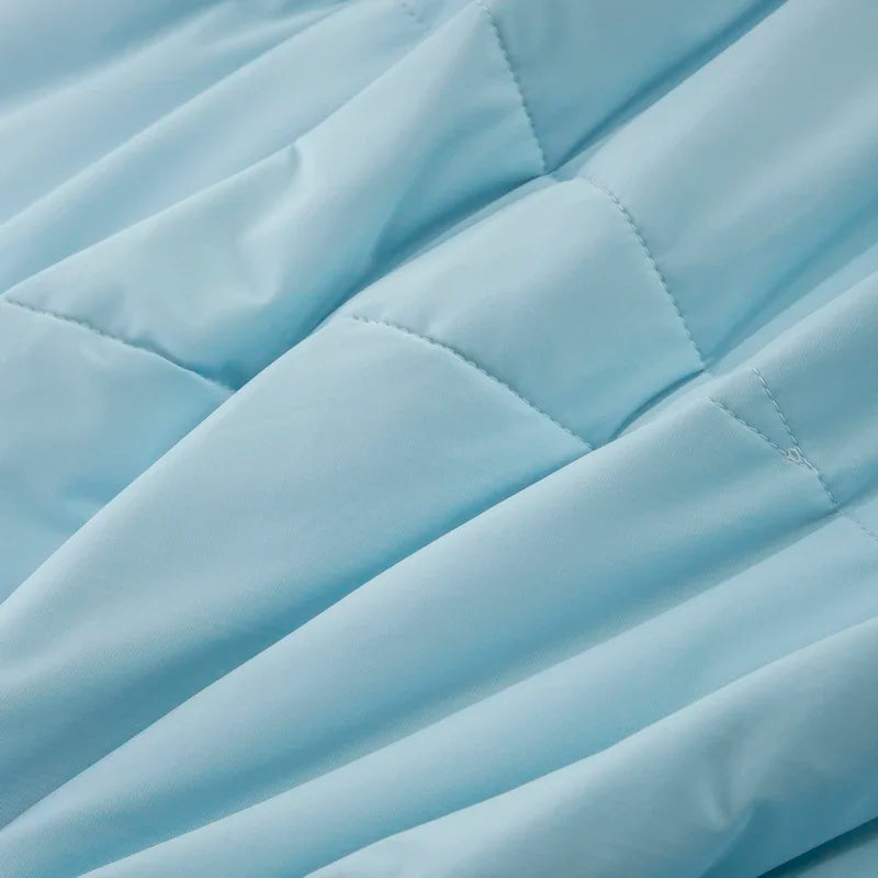 Decobites Ice Silk Cooling Blanket: Double-Sided Super Cooling Comforter for a Cool Summer