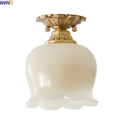 DecorBites™ LED Resin Copper Ceiling Light Fixture for Aisle Porch Living Room