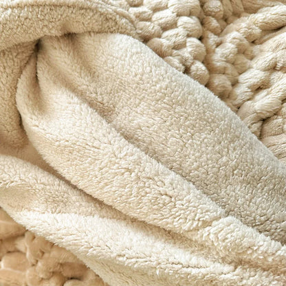 Manta de felpa de doble capa DecorBites™ para el hogar y los viajes