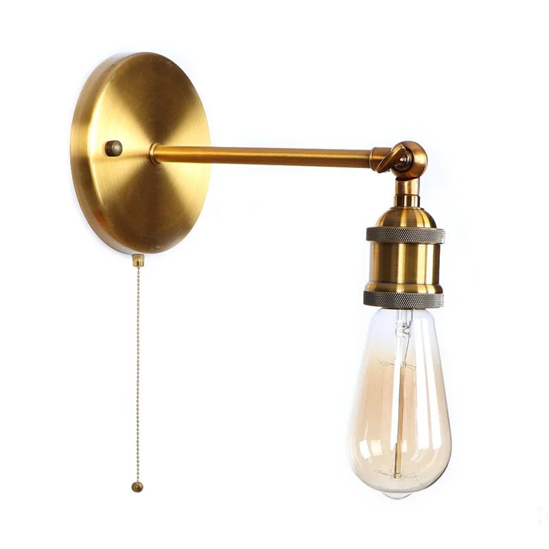 Decorbites™ Gold Vintage Eisen LED Wandlampe für Innenraumdekoration - Retro Einfache Leuchte