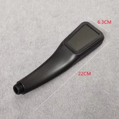 Cabezal de ducha de mano DecorBites™ negro de alta presión para ahorrar agua y simular una lluvia en el baño