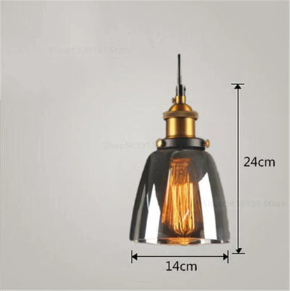 DecorBites™ Glass Ball Pendant Lights for Modern Dining Room, Kitchen, and Living Room