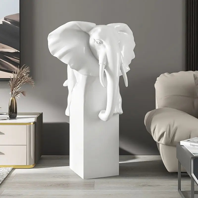 DecorBites™ Elephant Ornaments: Light Luxury Living Room Decor for Home & Office