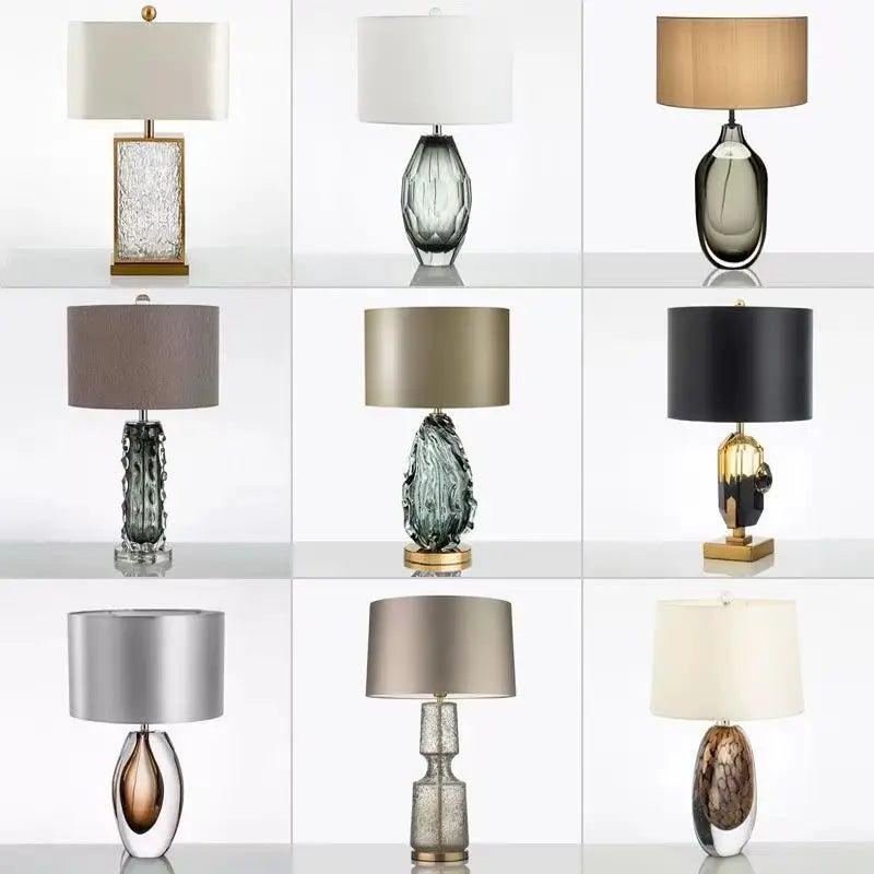 Decorbites™ Glas-Tischleuchte - Nordisches modernes Design für Wohnzimmer, Schlafzimmer, Hotel