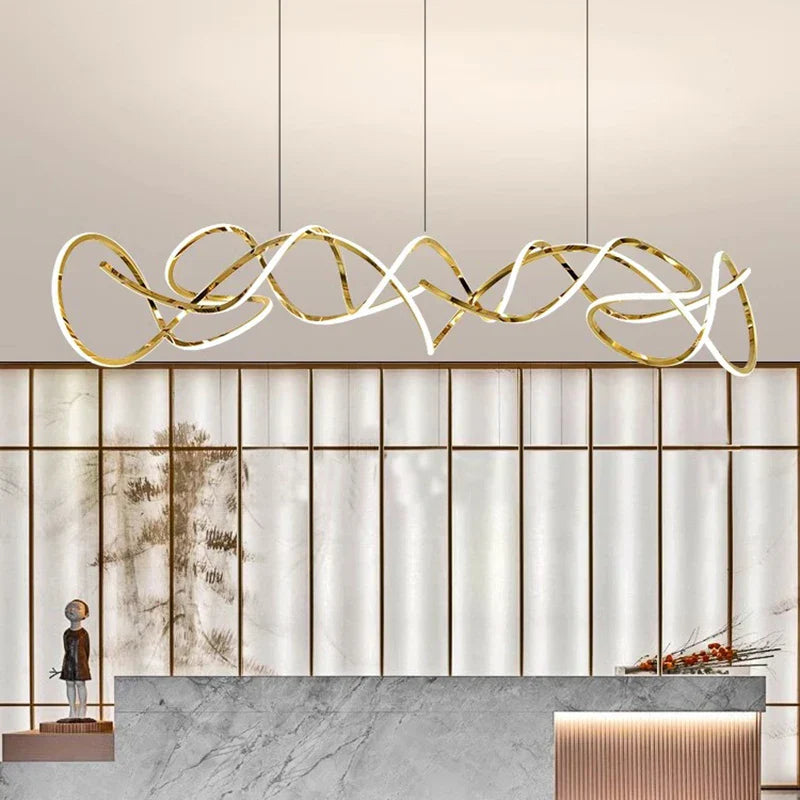 DecorBites™ LED Pendant Light Chandeliers for Modern Living and Dining Room Lighting