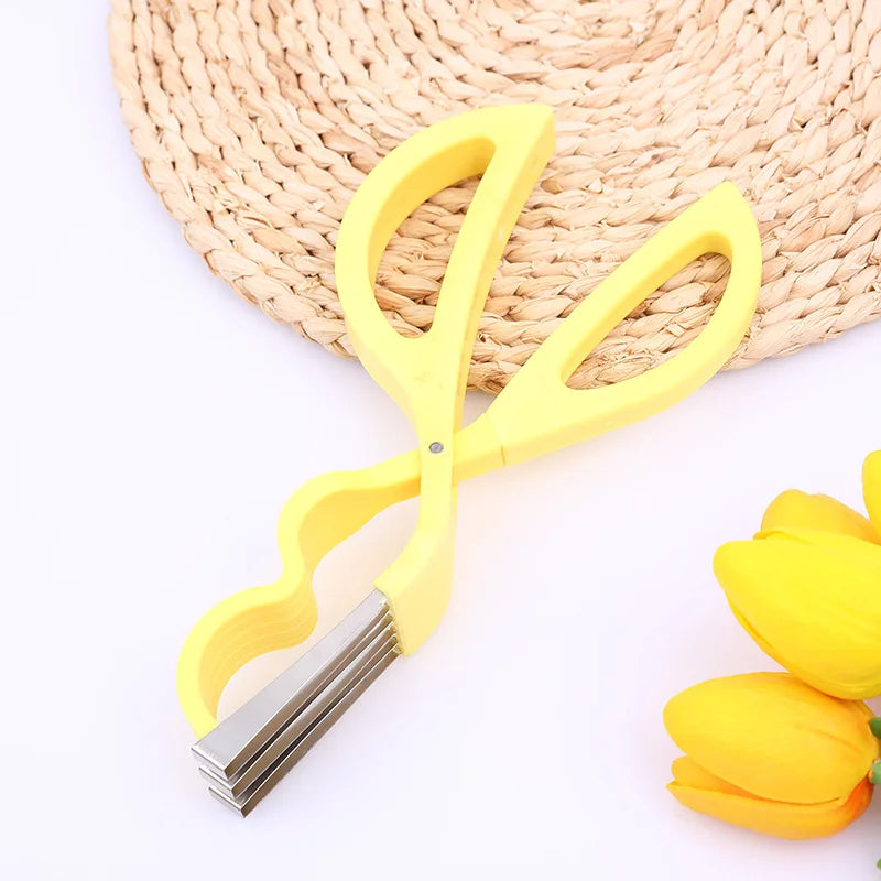 DecorBites™ Kitchen Shears: Multifunctional Food Scissors for Vegetable Salad & Fruit Cutting