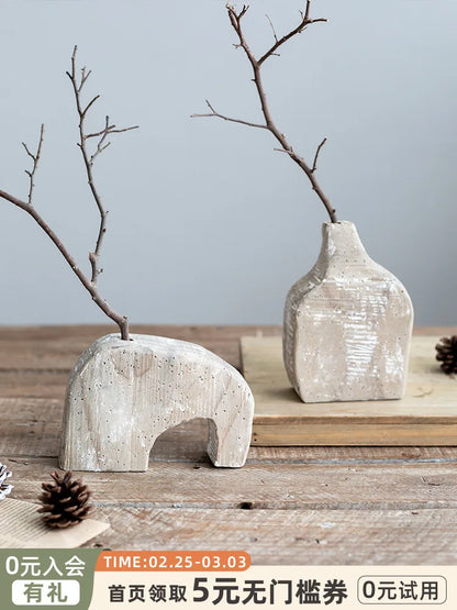 ديكور بايتس™ - مزهريات مائية من الخيزران للحدائق - ديكور مزهريات أرضية فاخرة وعصرية