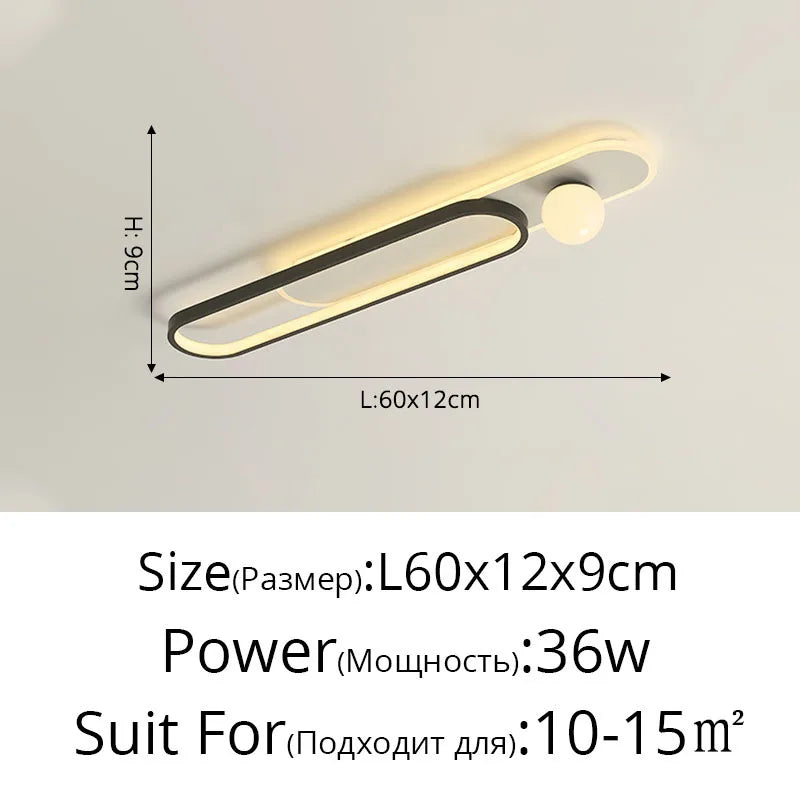 DecorBites™ LED Aisle Light Chandelier for Home Indoor Lighting Bedroom Porch Corridor Decor