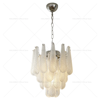 DecorBites™ Crystal Glass Chandelier for Living, Dining & Bedroom - Elegant Medieval Art
