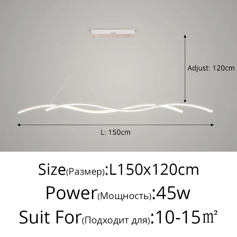 DecorBites™ LED Pendant Lights for Home Decor Living, Study, Dining Room - Minimalist Indoor Lighting