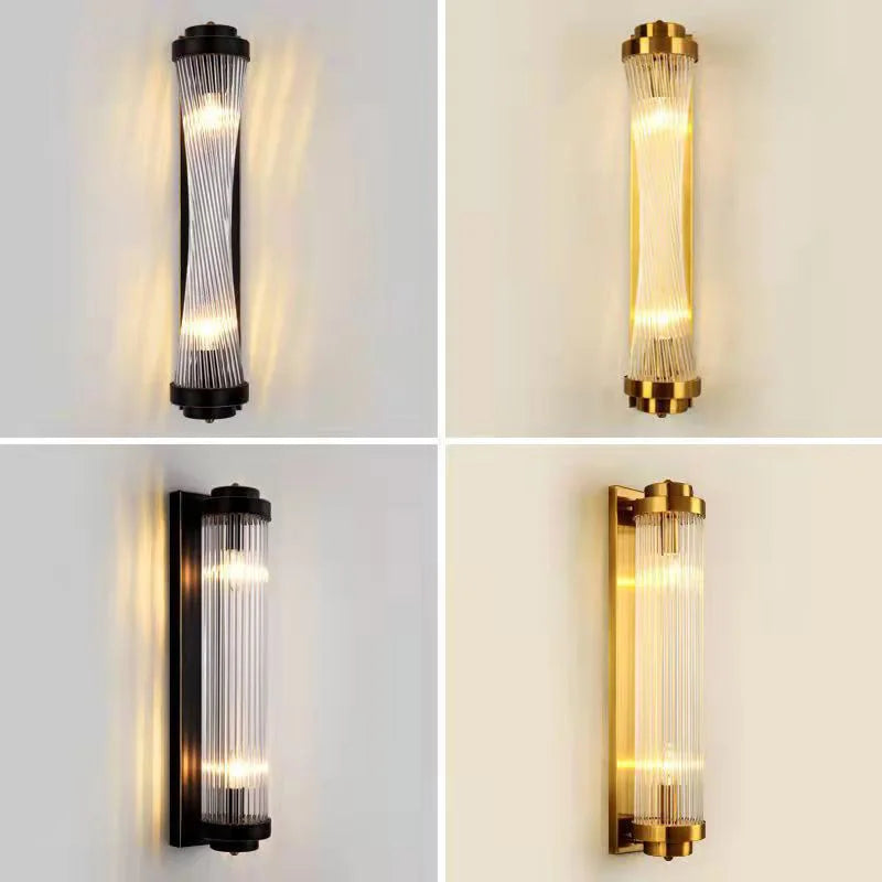 DecorBites™ Crystal Wall Lamp: Modern LED Indoor Lighting for Luxury Living Room, Bedroom, and Aisle