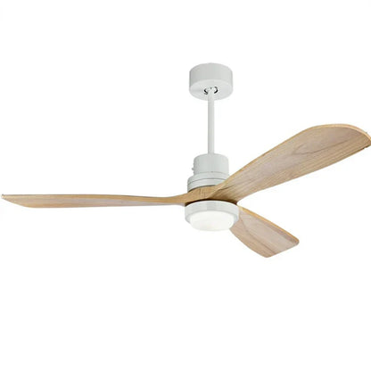 DecorBites™ 52 Inch Retro Ceiling Fan with Wooden Blades and 15W Ceiling Lights