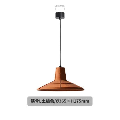 DecorBites™ Cement Pendant Lamp: Nostalgic Industrial Style Hanging Light for Home Decor