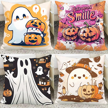 DecorBites™ Halloween Plush Cartoon Pillow for Living Room and Bedroom, Festive Decoration