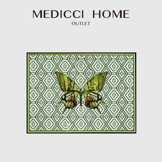 DecorBites™ Butterfly Print Placemat: Pomegranate Floral Design, Non-Slip Dining Table Mats