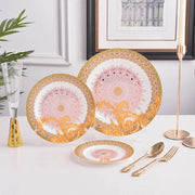 Gold Floral China Tableware