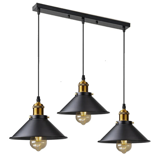 DecorBites™ Antique Brass Kitchen Pendant Light | Hanging Ceiling Fixture for Dining Room