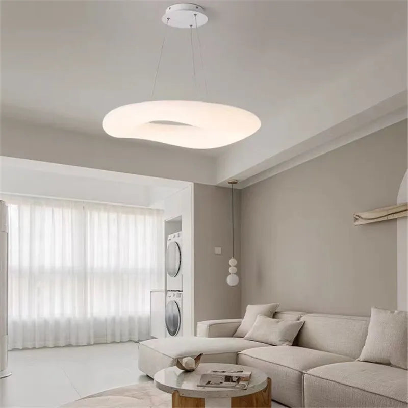 DecorBites™ Cloud LED Pendant Light for Home Office Decor - Creative Circular Hanging Lamp