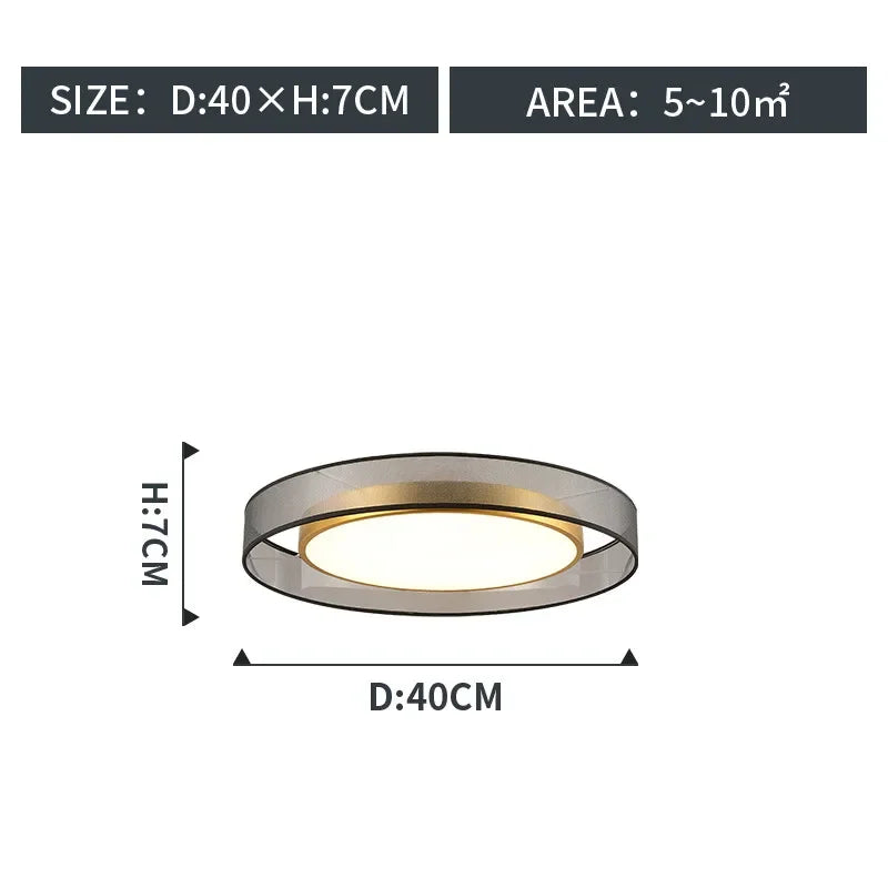 DecorBites™ Circular LED Ceiling Light for Bedroom, Bathroom & Corridor - Modern Indoor Lighting Solution