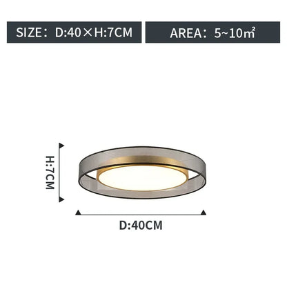 DecorBites™ Circular LED Ceiling Light for Bedroom, Bathroom & Corridor - Modern Indoor Lighting Solution
