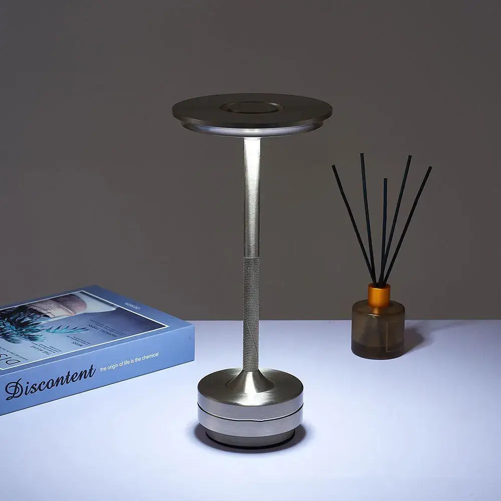 DecorBites™ Simple charging LED Desk Lamp restaurant bar desk lamp dimming atmosphere retro portable charging touch USB