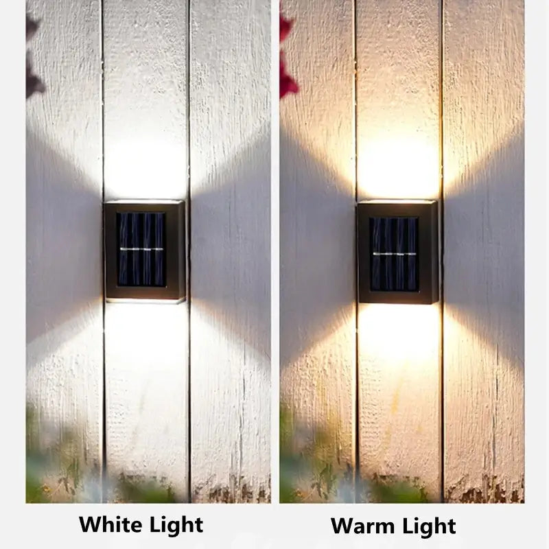 DecorBites™ Solar LED Outdoor Wall Light