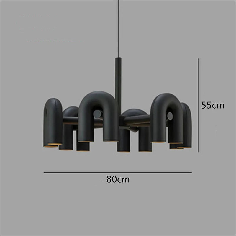 DecorBites™ Cirkus Tube Wall Lamp: Minimalist U-shaped Sconce for Bedside Reading & Decor