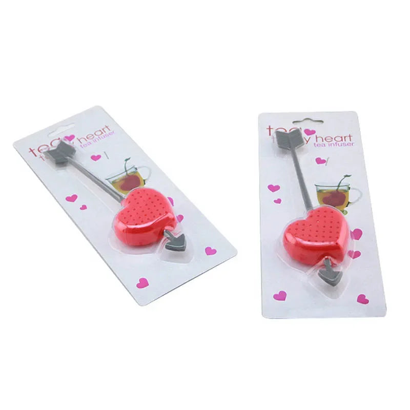 DecorBites™ Heart Tea Infuser, Teapot Accessories, Non-toxic Food Grade Plastic