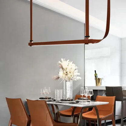 DecorBites™ LED Chandelier for Dining Room Bar Kitchen - Minimalist Art Deco Hang Lamp
