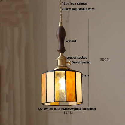 Decorbites™ Bunte LED-Glas-Hängeleuchte, Moderne Nordische Würfel-Hanglampe