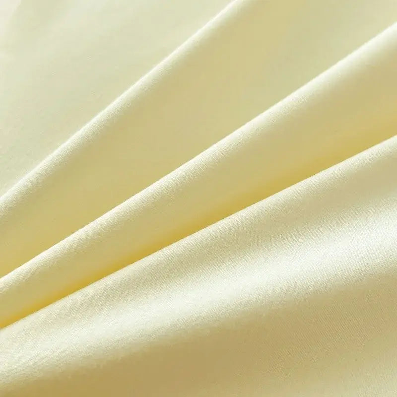 DecorBites™ Solid Color Brush Fabric Bedding Set - 4 Pieces