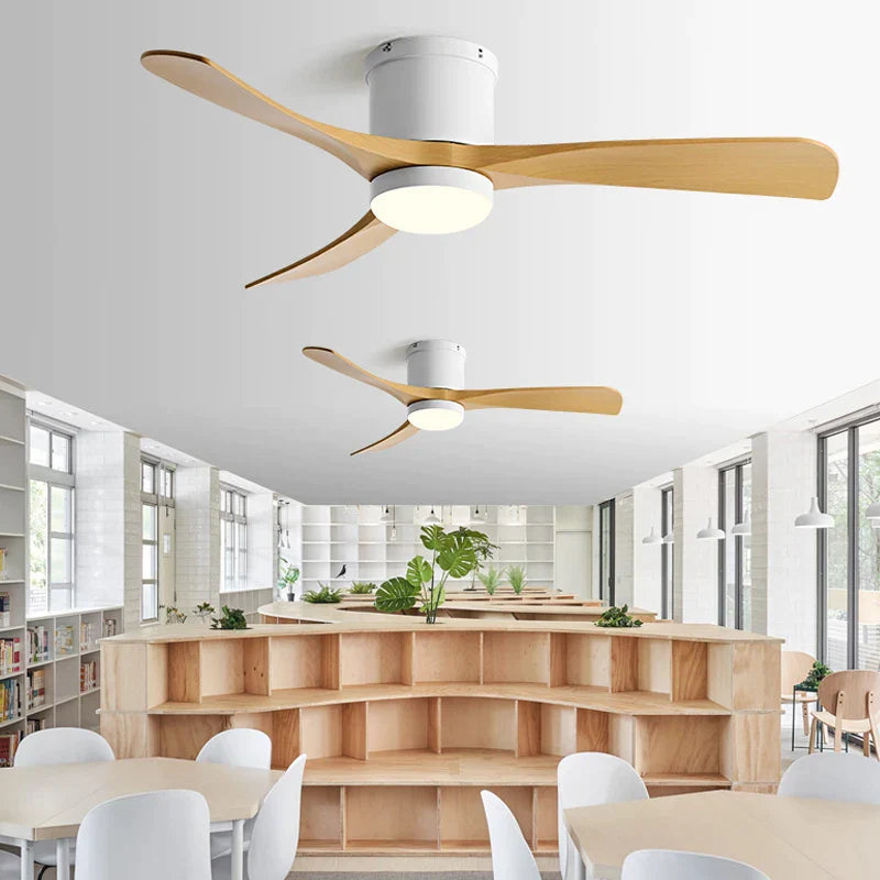 DecorBites™ 46In LED Ceiling Fan Light with Control for Household Bedrooms