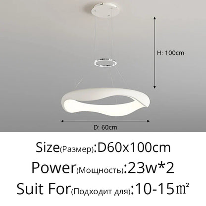 DecorBites™ Black Chrome Pendant Lamp for Dining Room Kitchen Indoor Lighting