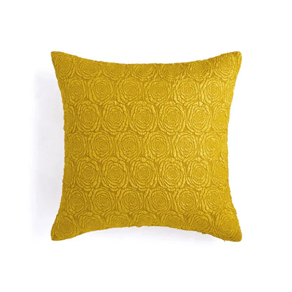 DecorBites™ Citron Flowers Plants Print Pillow Case: Farmhouse Decorative Cushion Cover