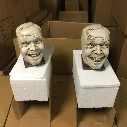 DecorBites™ Johnny Statue Bookshelf Bookend Funny-face Home Decoration Desktop Ornament