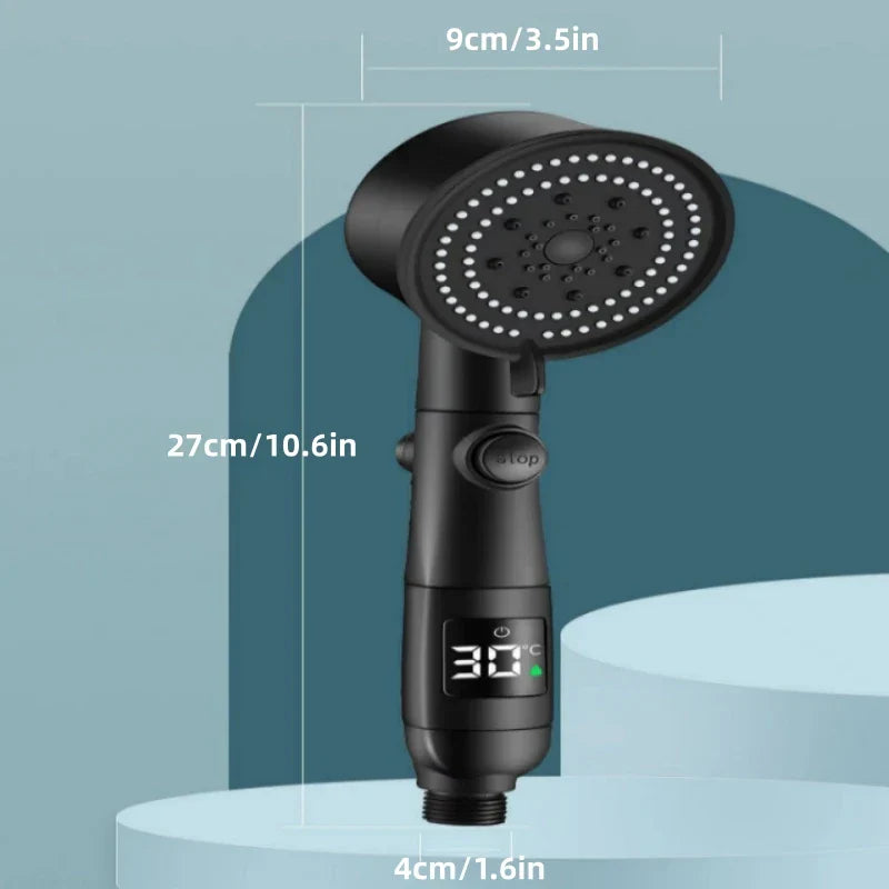 DecorBites™ High Pressure Hand-held Showerhead Kit for Bathroom Essentials