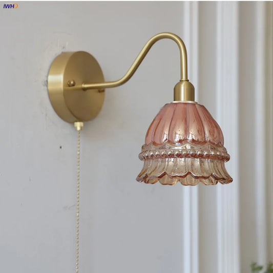 DecorBites™ LED Jellyfish Wall Lamp: Modern Nordic Design, with Pull Chain Switch