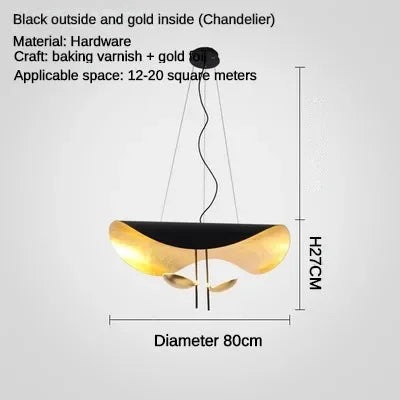 DecorBites™ LED Saucer Ceiling Chandelier: Modern & Atmospheric Living Room Pendant Light