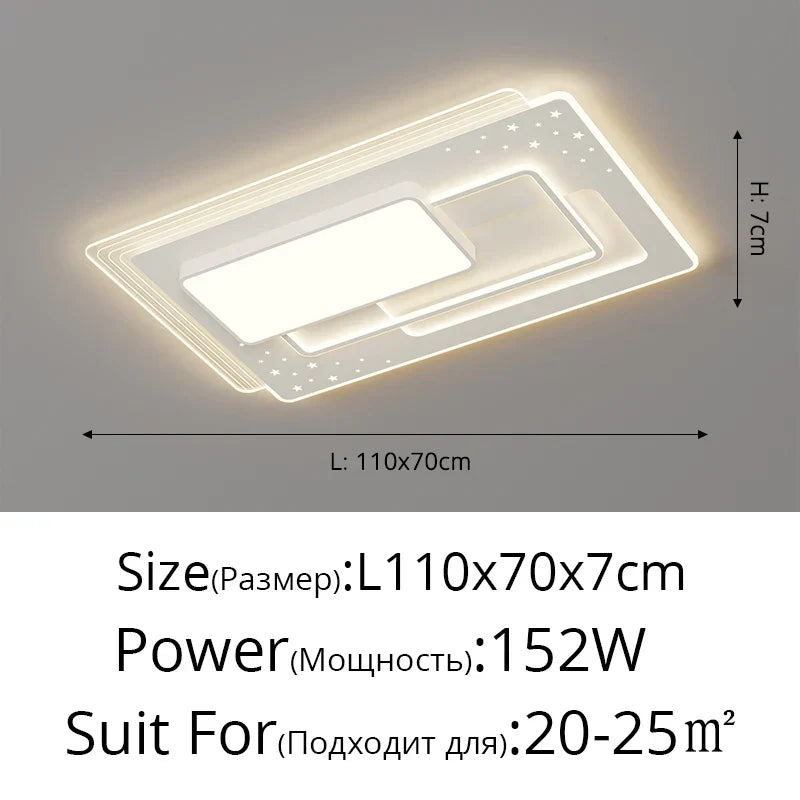 DecorBites™ LED Chandelier: Modern Living Room Bedroom Dining Room Kitchen Lighting